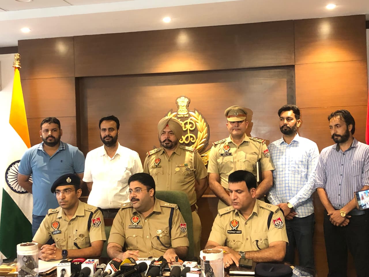 Mohali Police Expose Extortion Gang Involved in Firing Incident Two Individuals Arrested for Firing, Two Pistols and One Vehicle Recovered